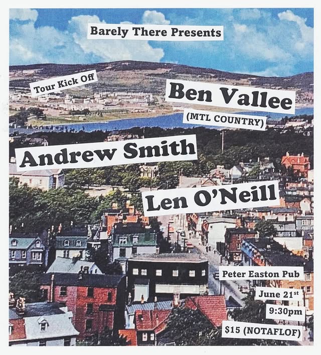 Tour Kick Off: Ben Vallee + Andrew Smith + Len O'Neill