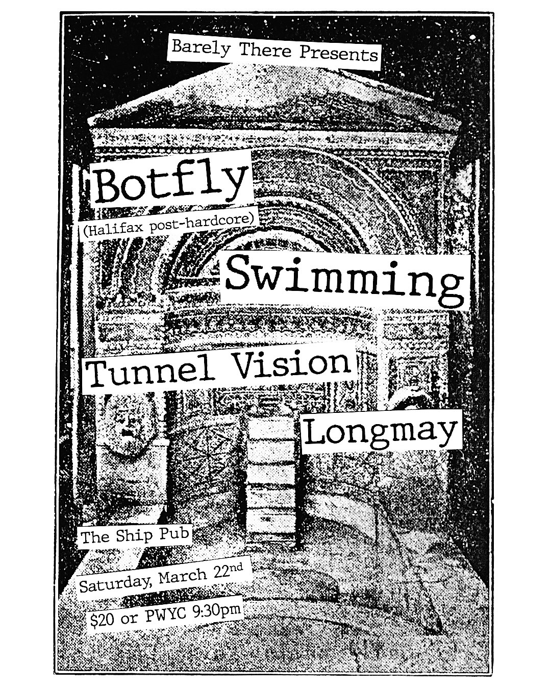 Botfly + Swimming + Tunnel Vision + Longmay